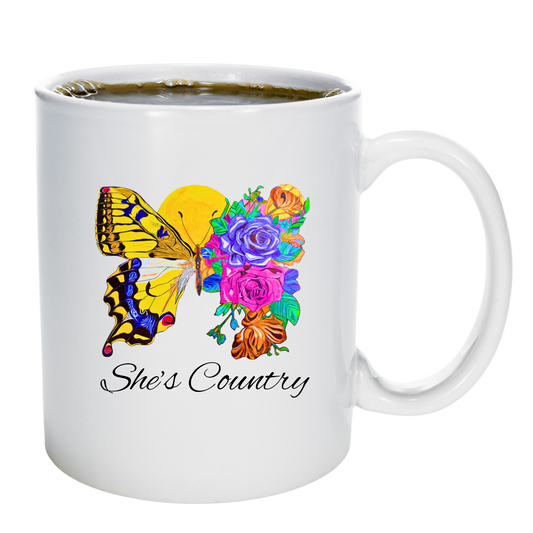 11 OZ SHES COUNTRY COFFEE MUG