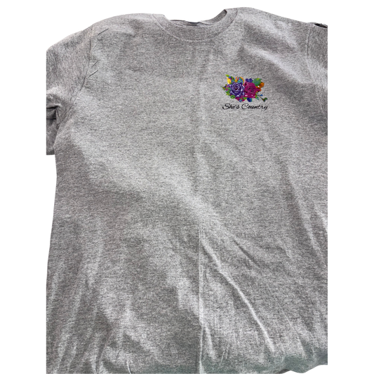 BUTTERFLY ROSES TSHIRT 2X-4X