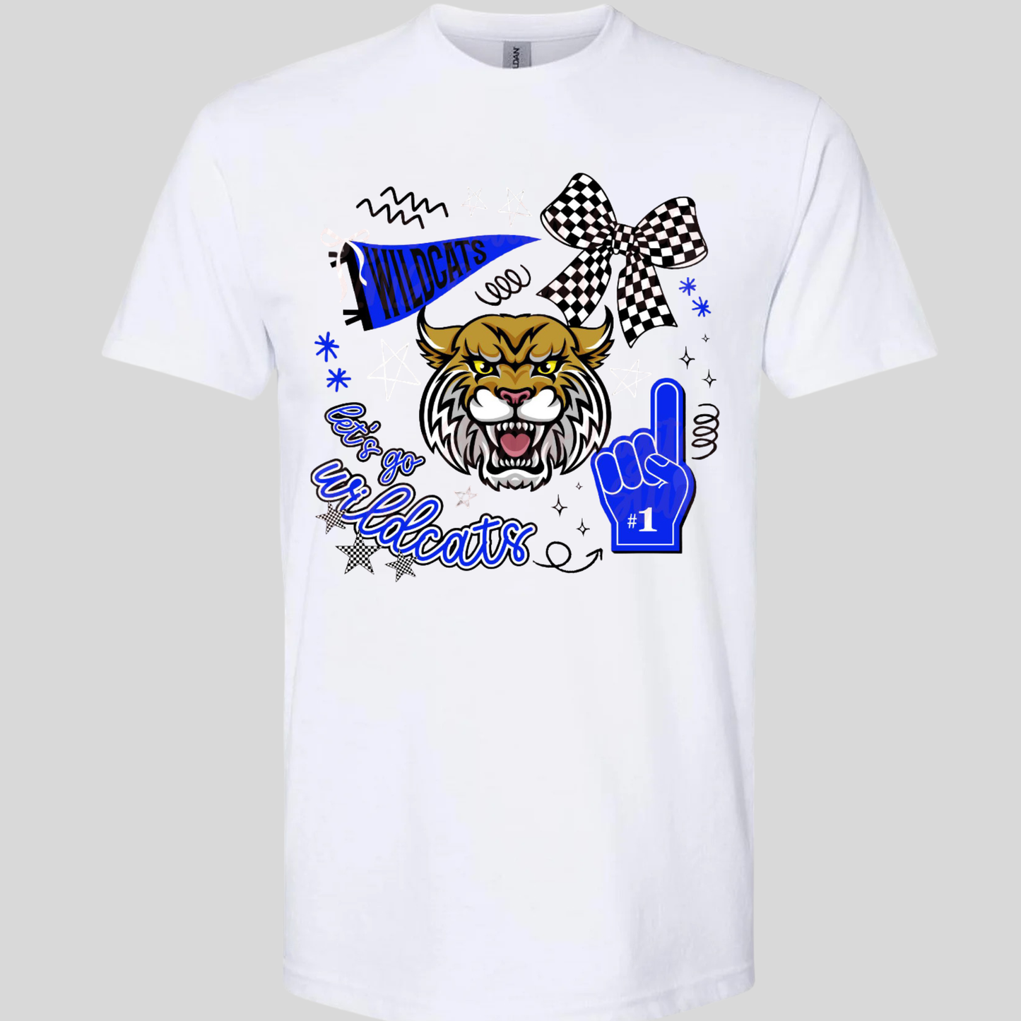 WILCATS BOW BANNER FINGER SM-XL