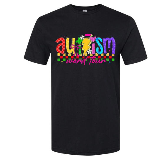 AUTISM WORD TOUR CHEST