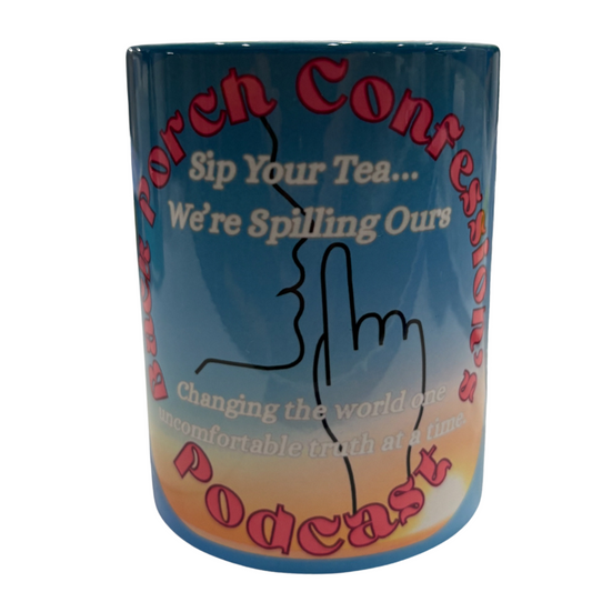 BACK PORCH CONFESSIONS 15 OUNCE COFFEE CUP