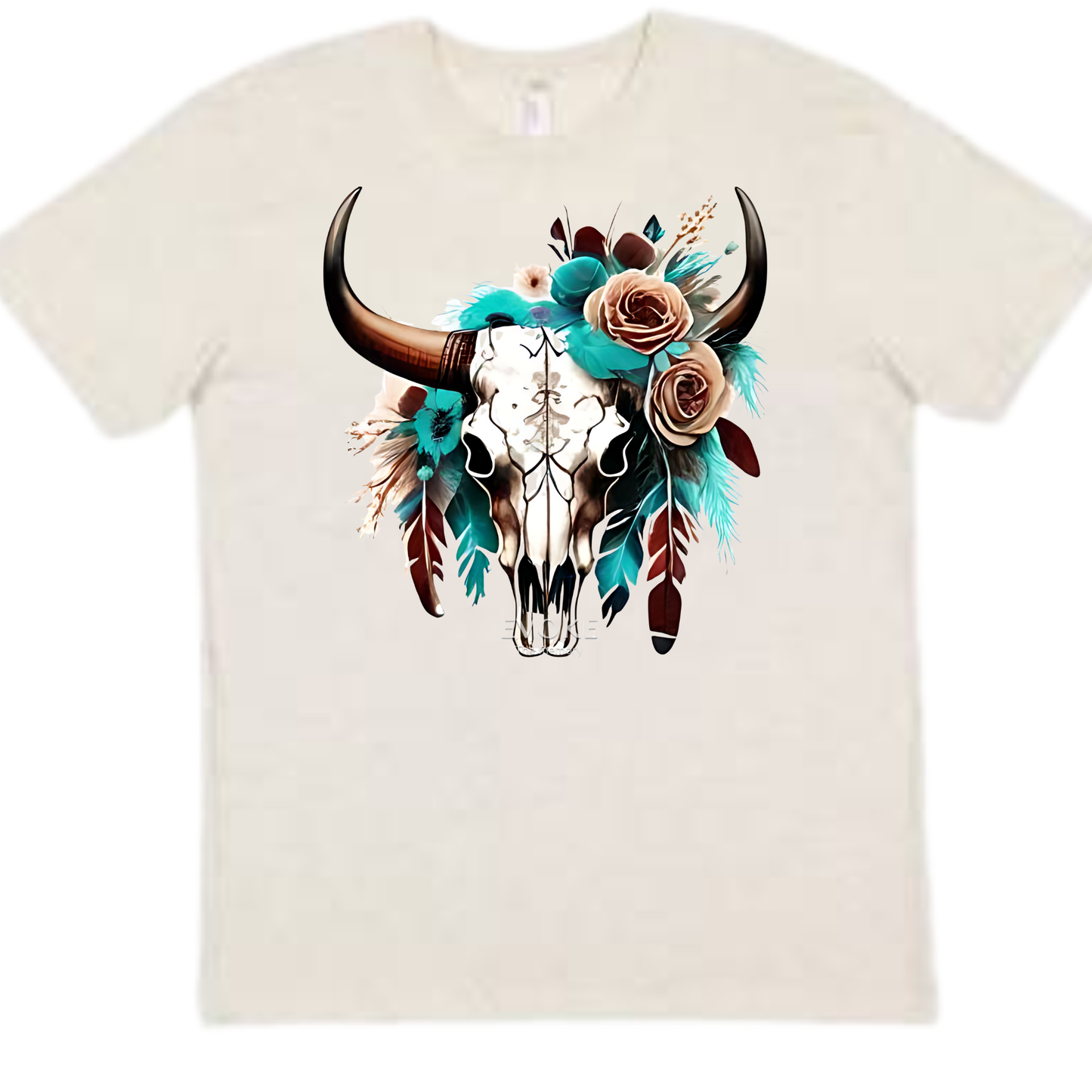 COW SKULL TURQUOISE