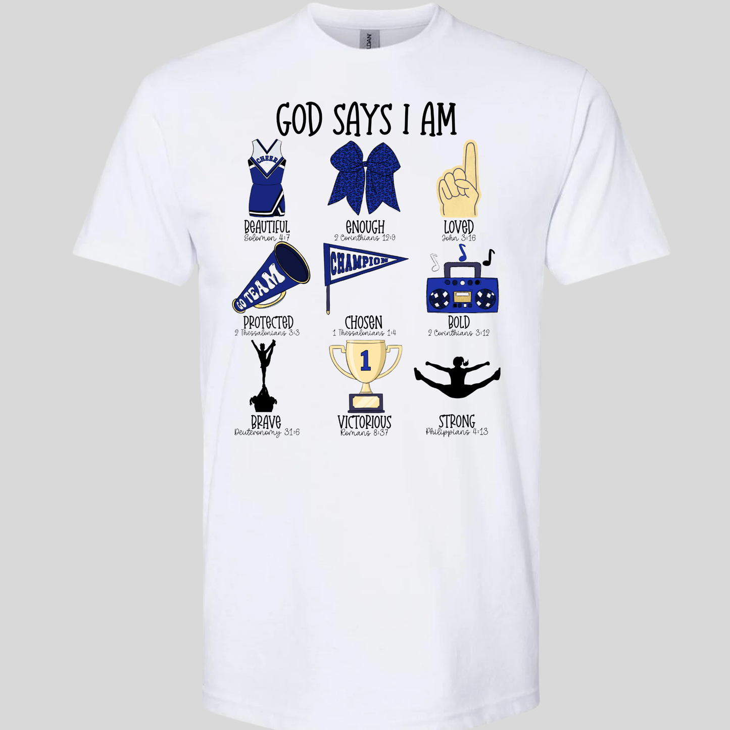 GOD SAYS I AM BLUE
