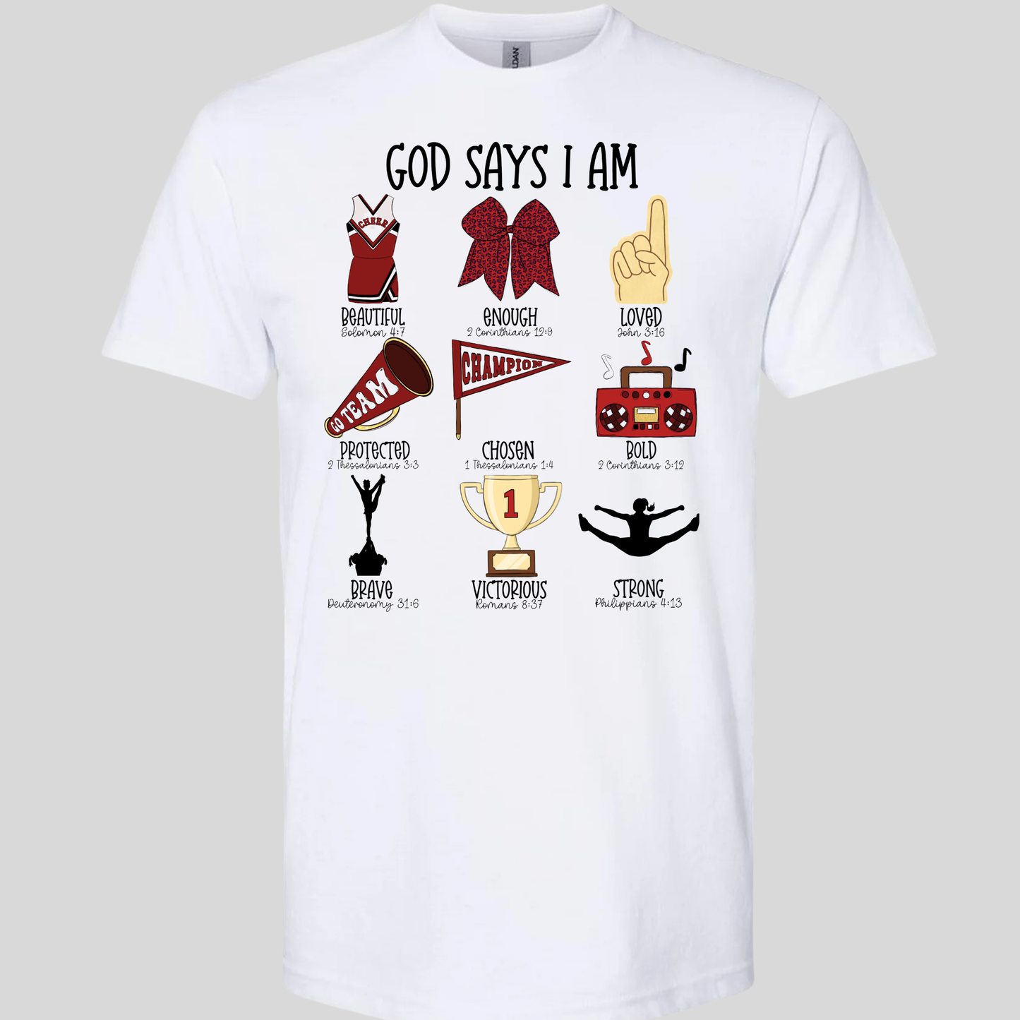 GOD SAYS I AM RED