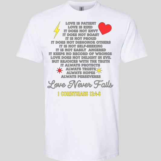 LOVE NEVER FAILS